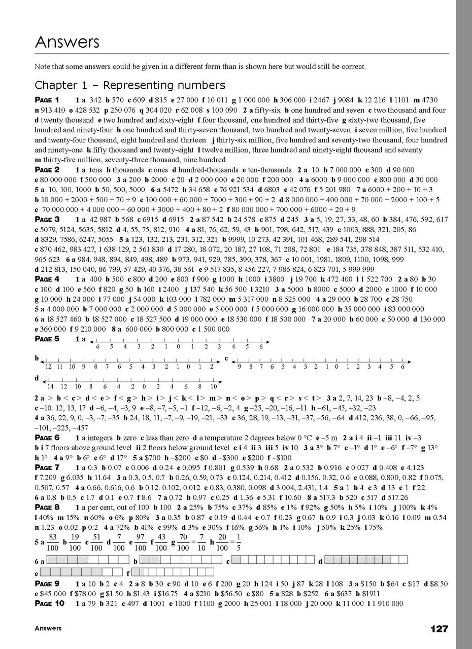 Sample interior page from the Excel Essential Skills Year 6 Mathematics Revision and Test Workbook workbook, the twelfth image in the publisher gallery