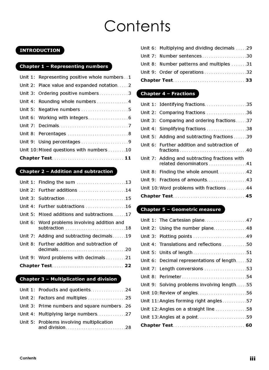 Sample interior page from the Excel Essential Skills Year 6 Mathematics Revision and Test Workbook workbook, the second image in the publisher gallery