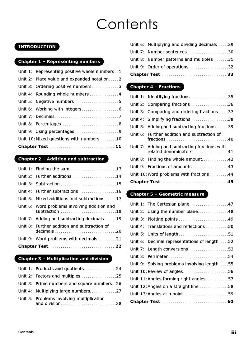 Sample interior page from the Excel Essential Skills Year 6 Mathematics Revision and Test Workbook workbook, the second image in the publisher gallery