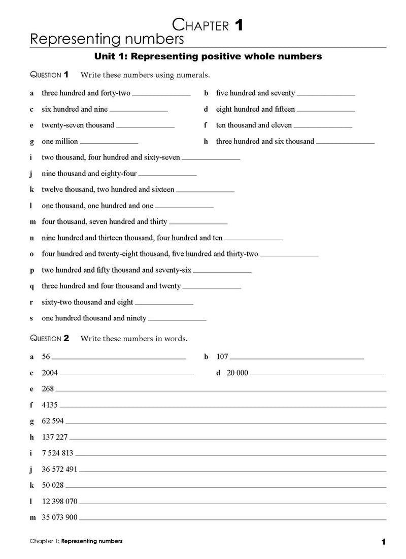 Sample interior page from the Excel Essential Skills Year 6 Mathematics Revision and Test Workbook workbook, the fourth image in the publisher gallery