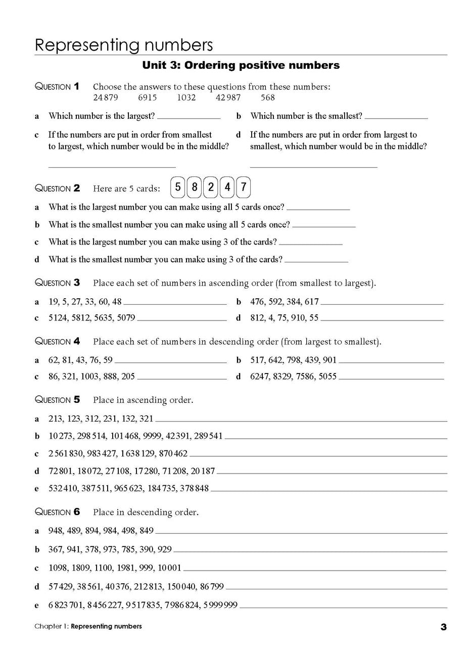 Sample interior page from the Excel Essential Skills Year 6 Mathematics Revision and Test Workbook workbook, the sixth image in the publisher gallery