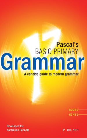 Front cover of Pascal's Basic Primary Grammar Years 3-6, the main product image from the publisher gallery
