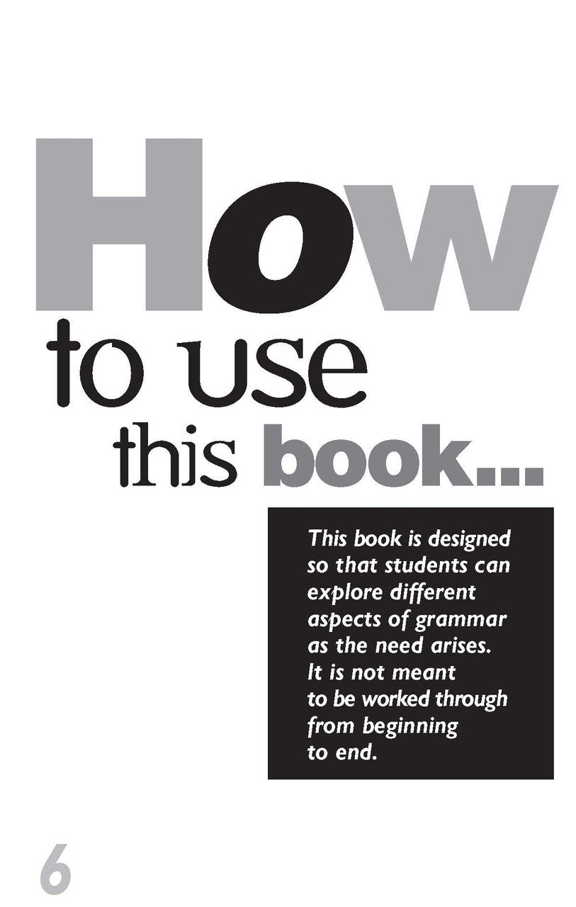 Sample inside page from Pascal's Basic Primary Grammar Years 3-6, taken from the publisher product gallery