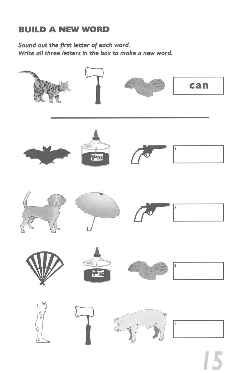 Sample inside page from Pascal's Basic Primary Spelling Years 1-4, taken from the publisher product gallery
