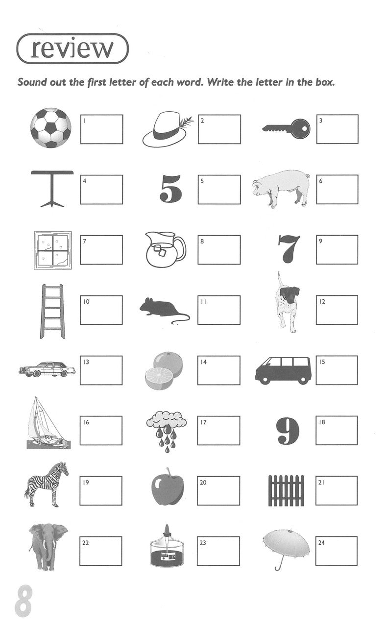 Sample inside page from Pascal's Basic Primary Spelling Years 1-4, taken from the publisher product gallery