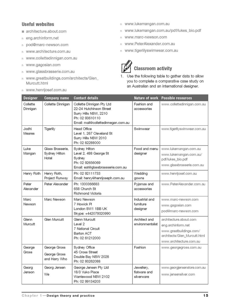Inside page preview from the Excel HSC and Preliminary Design and Technology Study Guide, the tenth sample page in the publisher's gallery