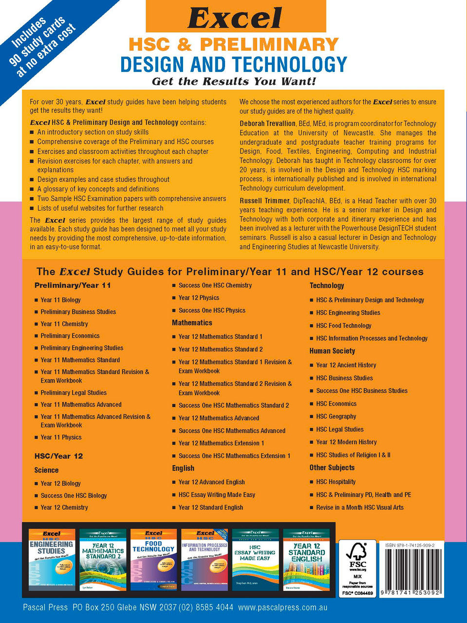 Inside page preview from the Excel HSC and Preliminary Design and Technology Study Guide, the sixteenth sample page in the publisher's gallery
