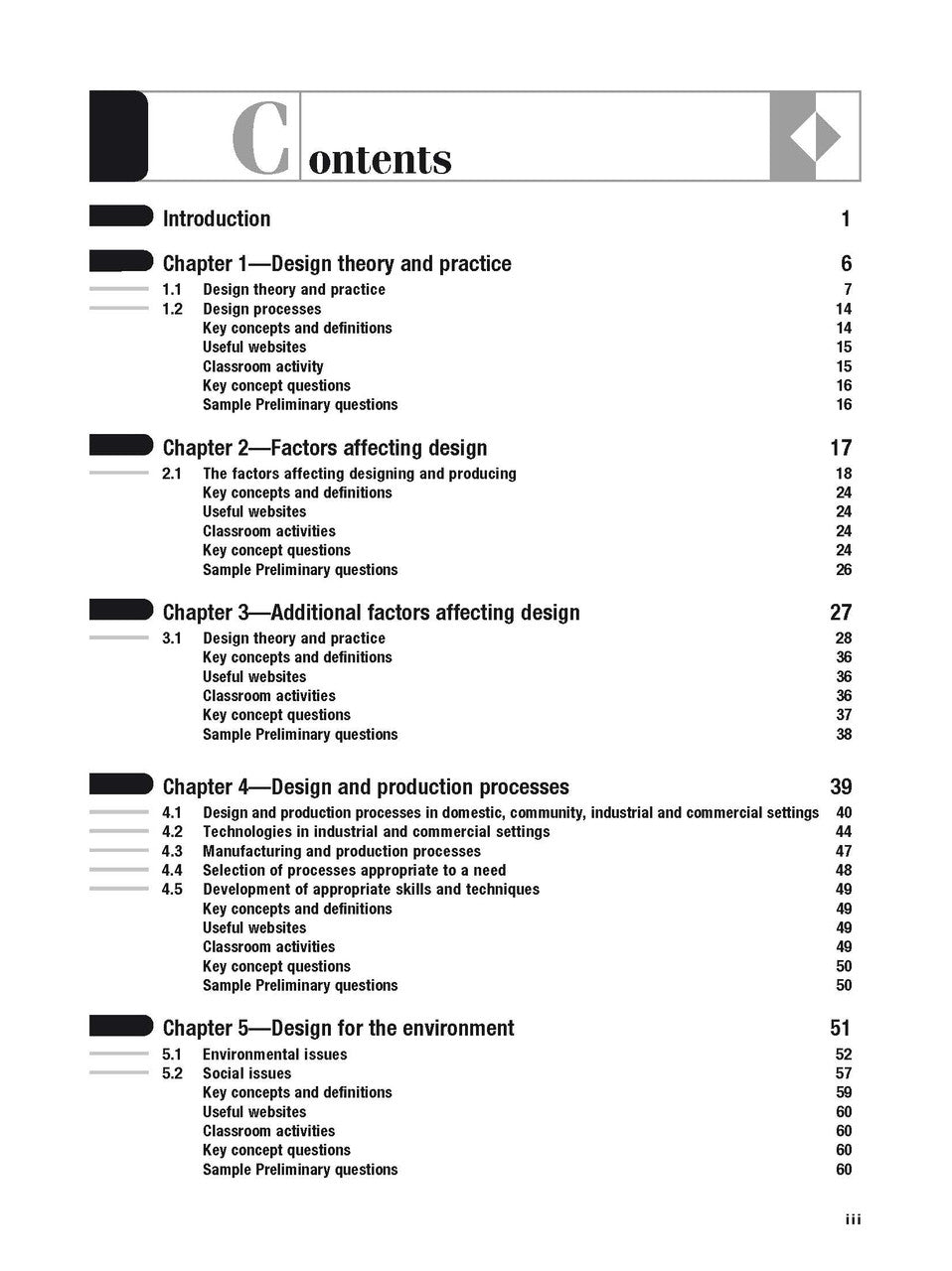 Inside page preview from the Excel HSC and Preliminary Design and Technology Study Guide, the first sample page in the publisher's gallery