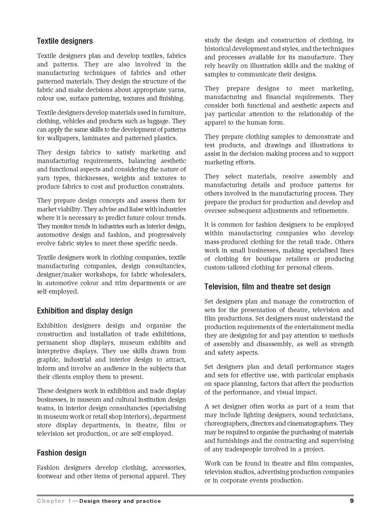 Inside page preview from the Excel HSC and Preliminary Design and Technology Study Guide, the eighth sample page in the publisher's gallery