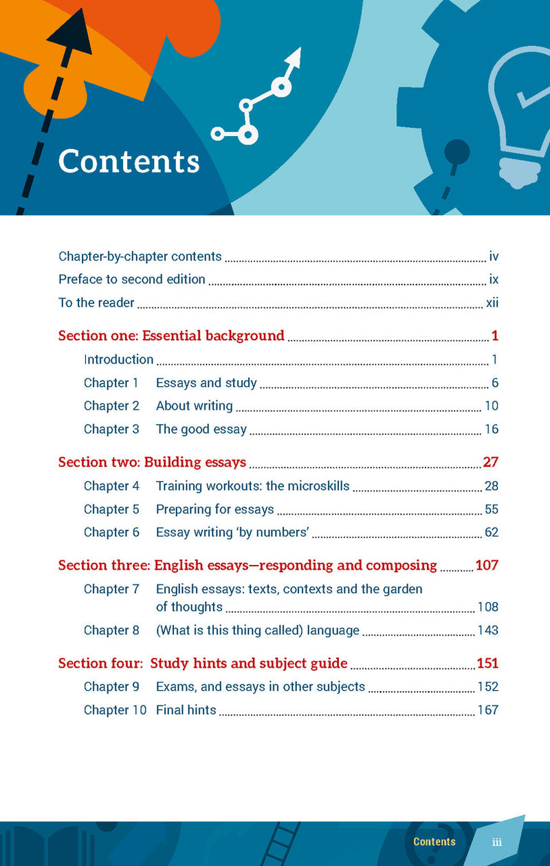 Sample interior page from Excel HSC Essay Writing Made Easy as shown in the Pascal Press product gallery
