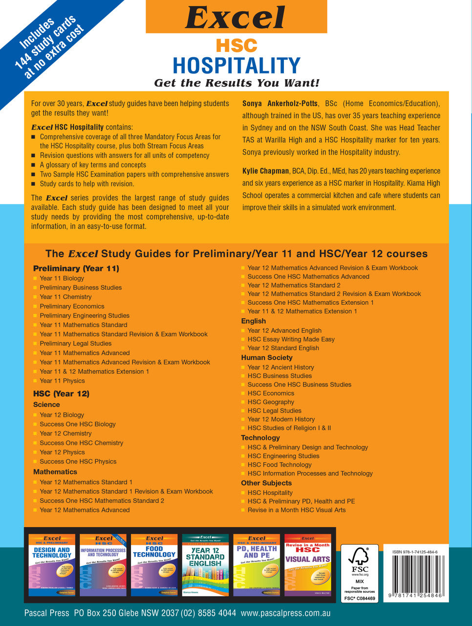 Additional preview image from the Excel HSC Hospitality Study Guide, supplied by the publisher with the inside page samples