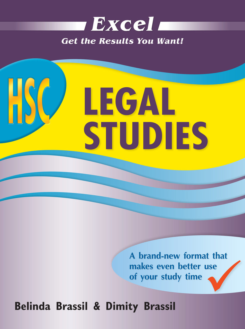 Front cover of the Excel HSC Legal Studies Study Guide from Pascal Press, the main product image for this senior study guide