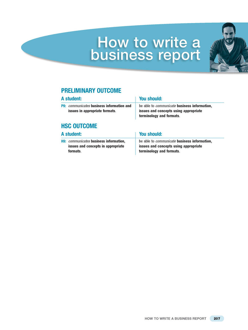 Sample interior page from Excel Preliminary Business Studies Study Guide Year 11 as shown in the Pascal Press product gallery