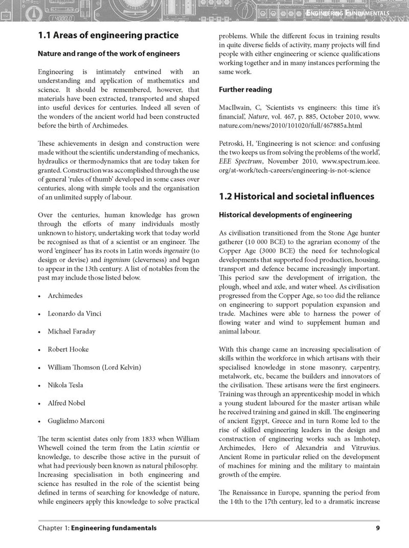 Sample interior page from Excel Preliminary Engineering Studies Year 11 as shown in the Pascal Press product gallery