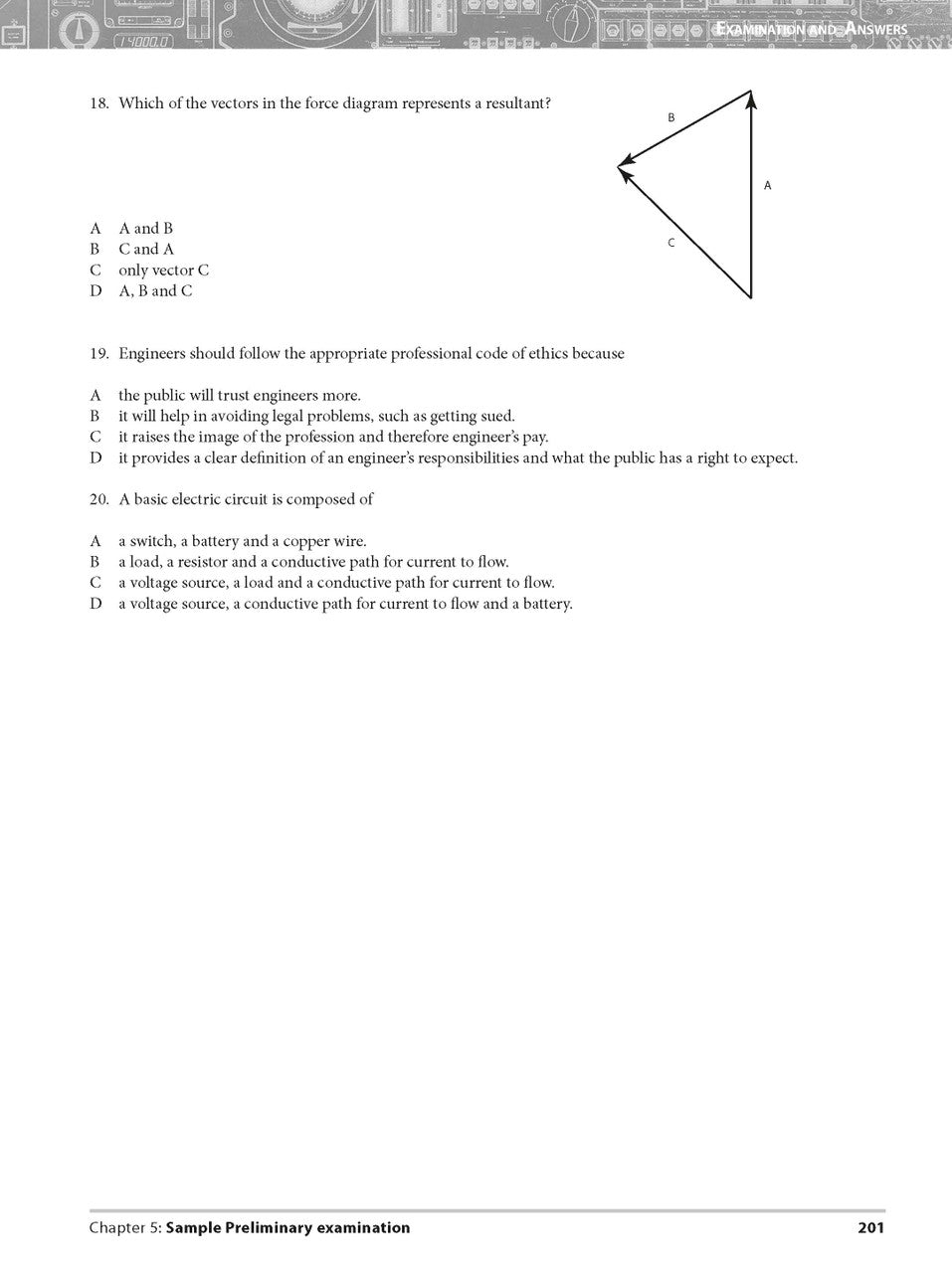 Sample interior page from Excel Preliminary Engineering Studies Year 11 as shown in the Pascal Press product gallery