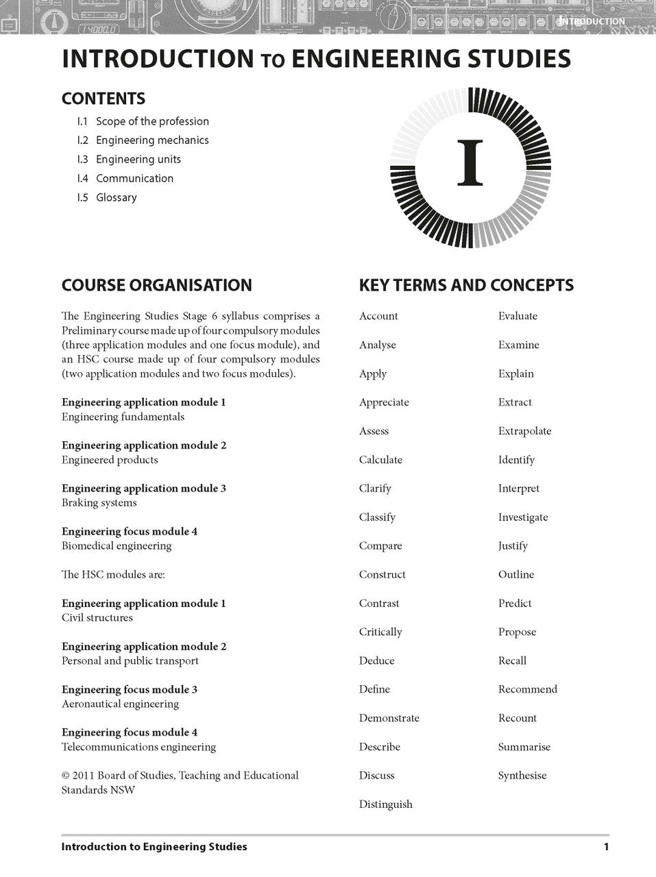 Sample interior page from Excel Preliminary Engineering Studies Year 11 as shown in the Pascal Press product gallery