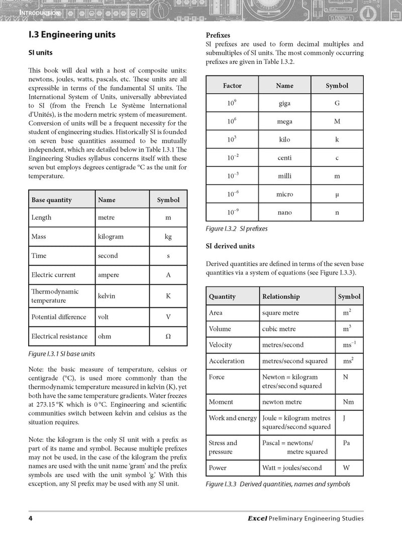 Sample interior page from Excel Preliminary Engineering Studies Year 11 as shown in the Pascal Press product gallery