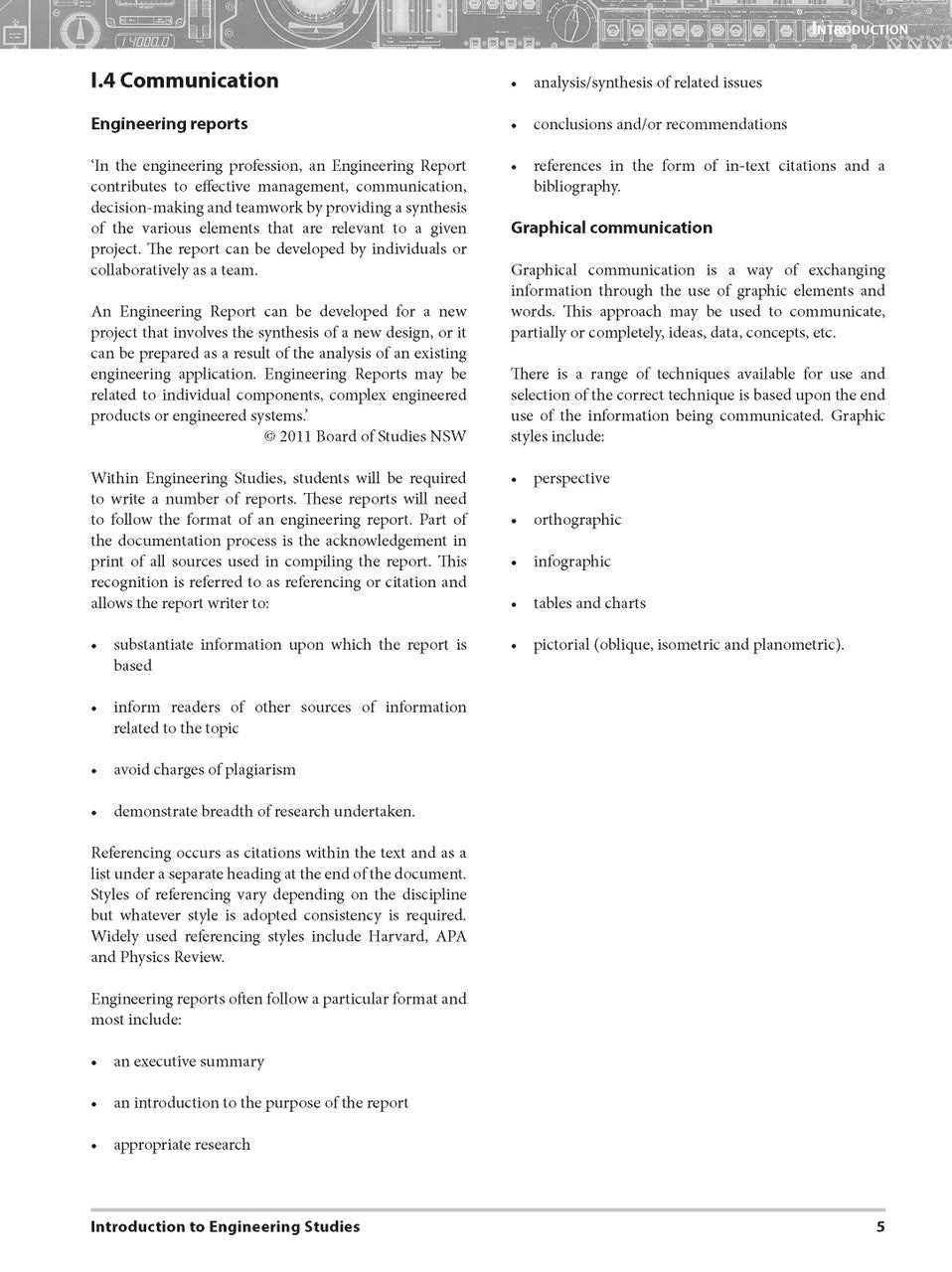 Sample interior page from Excel Preliminary Engineering Studies Year 11 as shown in the Pascal Press product gallery