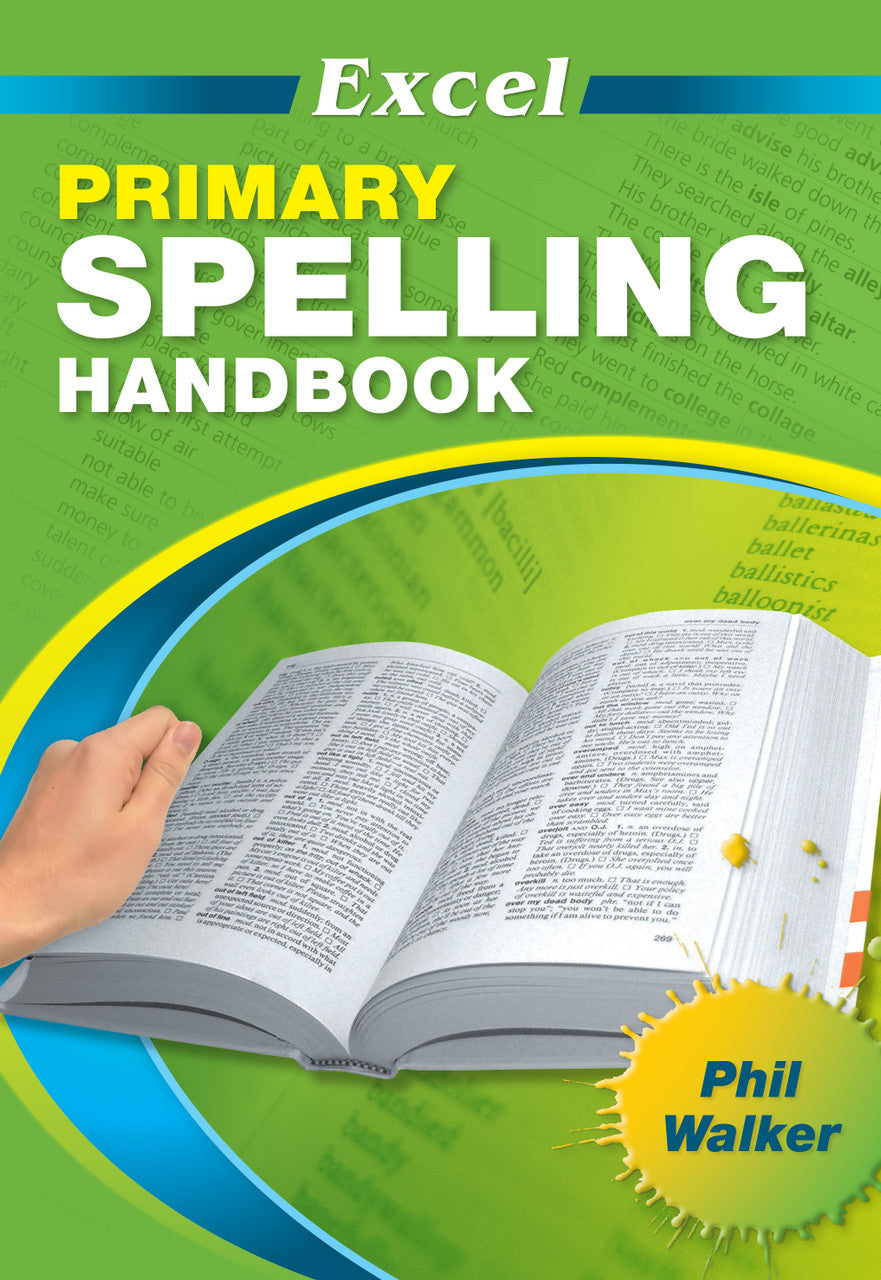 Front cover of the Excel Primary Spelling Handbook Years 3-6, the main product image from the publisher gallery