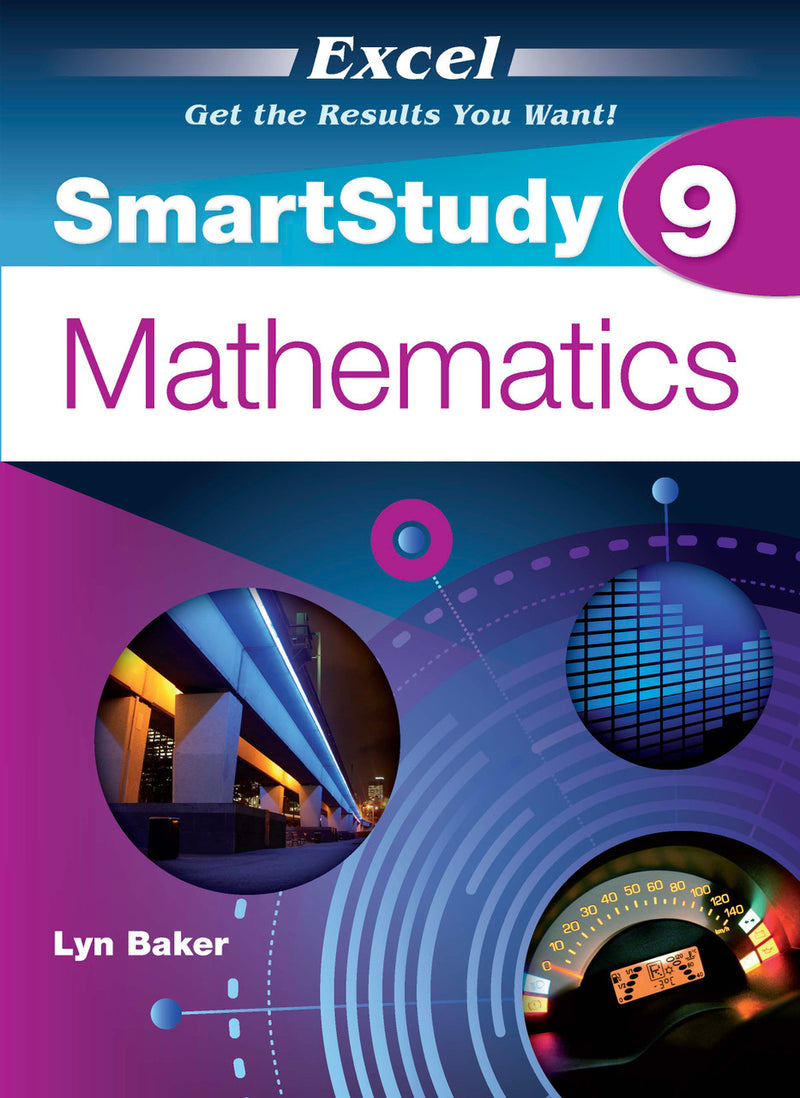 Front cover of the Excel SmartStudy Mathematics Year 9 workbook from Pascal Press, shown as the main product image