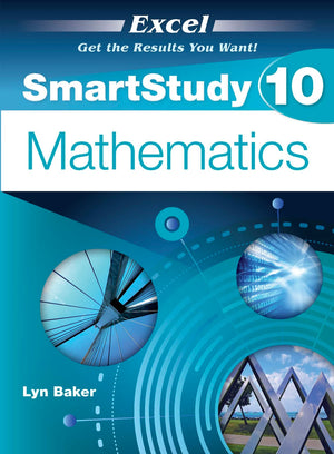 Front cover of the Excel SmartStudy Mathematics Year 10 book from Pascal Press, shown as the main product image