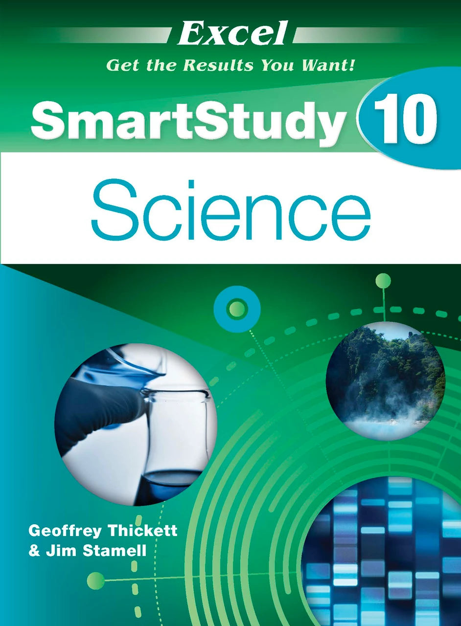 Front cover of the Excel SmartStudy Science Year 10 book from Pascal Press, shown as the main product image