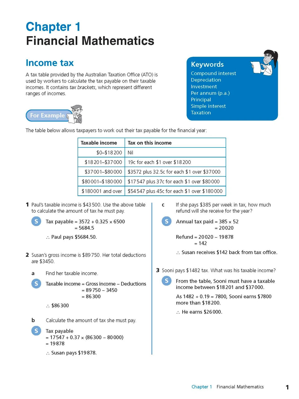 Sample interior page from Excel Study Guide Advanced Mathematics Years 9-10 as shown in the Pascal Press product gallery, giving a preview of the layout and content