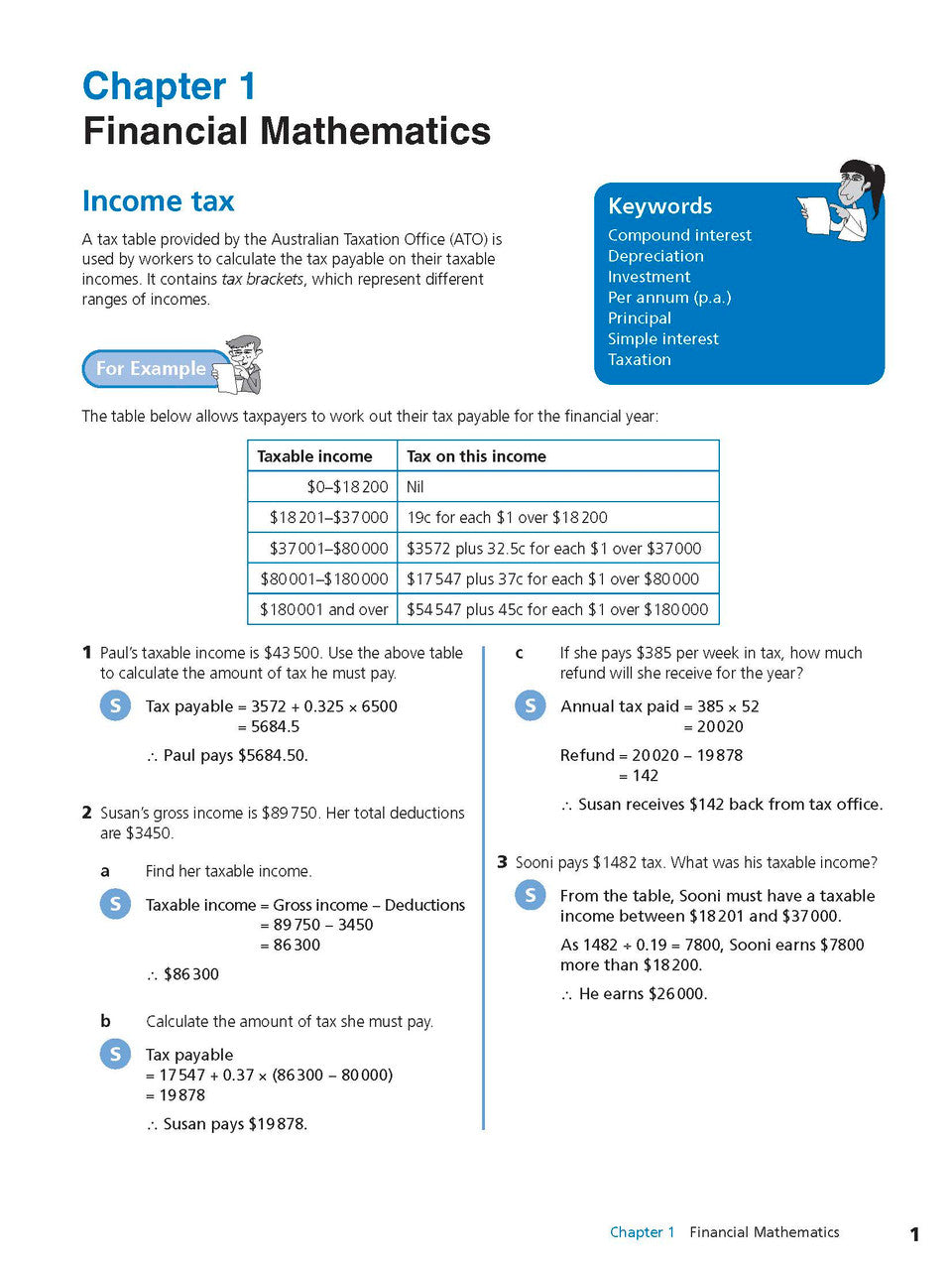 Sample interior page from Excel Study Guide Advanced Mathematics Years 9-10 as shown in the Pascal Press product gallery, giving a preview of the layout and content