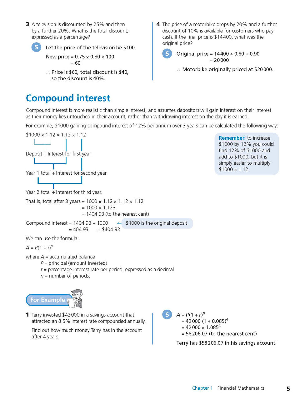 Sample interior page from Excel Study Guide Advanced Mathematics Years 9-10 as shown in the Pascal Press product gallery, giving a preview of the layout and content