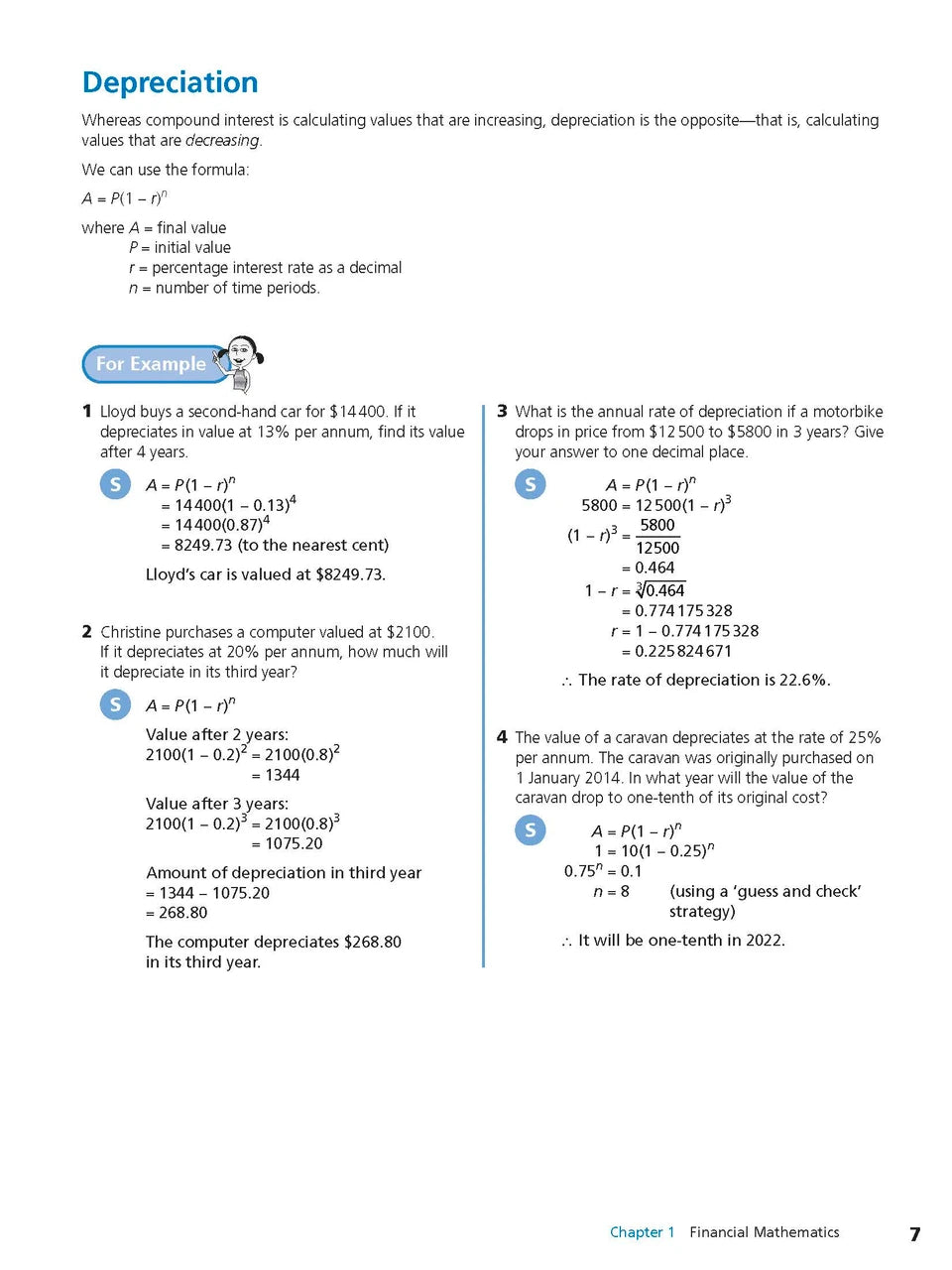 Sample interior page from Excel Study Guide Advanced Mathematics Years 9-10 as shown in the Pascal Press product gallery, giving a preview of the layout and content