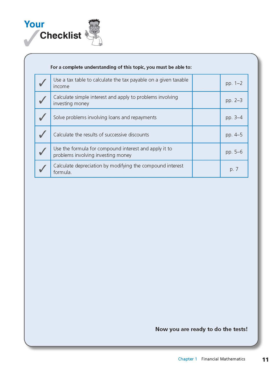 Sample interior page from Excel Study Guide Advanced Mathematics Years 9-10 as shown in the Pascal Press product gallery, giving a preview of the layout and content