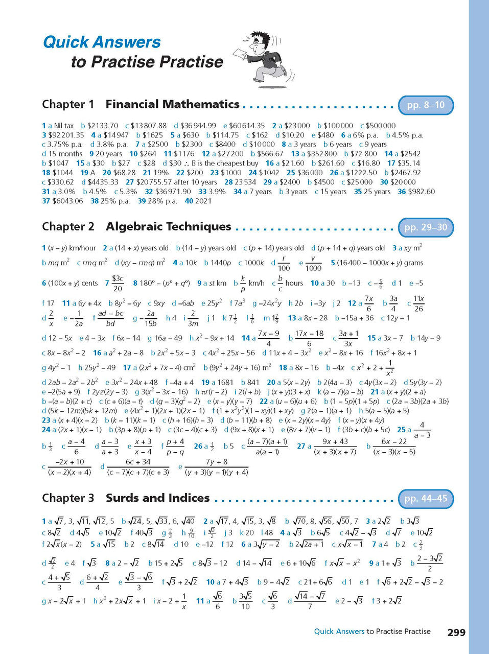 Sample interior page from Excel Study Guide Advanced Mathematics Years 9-10 as shown in the Pascal Press product gallery, giving a preview of the layout and content
