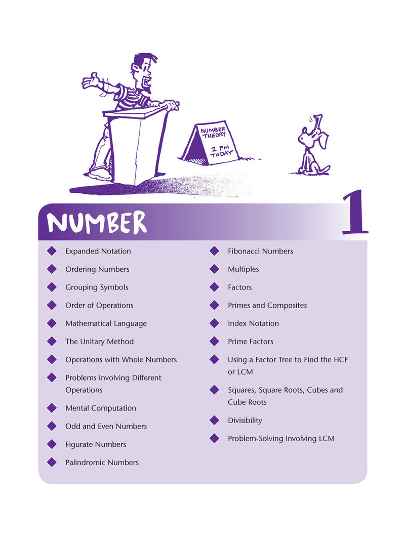 Sample interior page from Excel Study Guide Mathematics Year 7 as shown in the Pascal Press product gallery, giving a preview of the layout and content