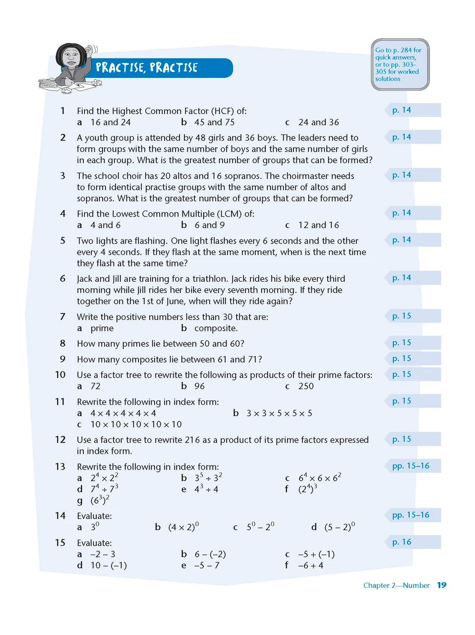 Sample interior page from Excel Study Guide Mathematics Year 8 as shown in the Pascal Press product gallery, giving a preview of the layout and content