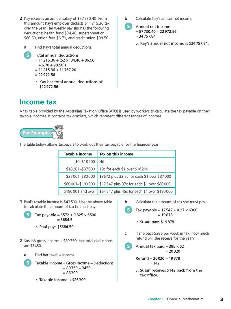 Sample interior page from Excel Study Guide Mathematics Years 9-10 as shown in the Pascal Press product gallery, giving a preview of the layout and content
