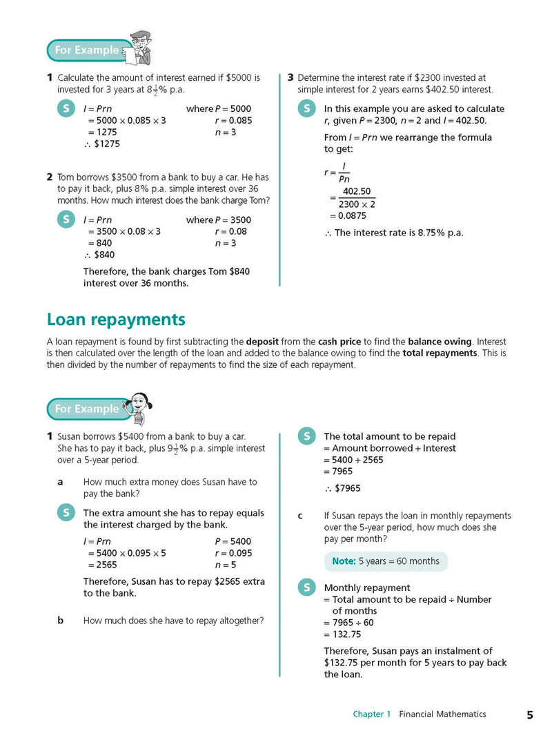 Sample interior page from Excel Study Guide Mathematics Years 9-10 as shown in the Pascal Press product gallery, giving a preview of the layout and content