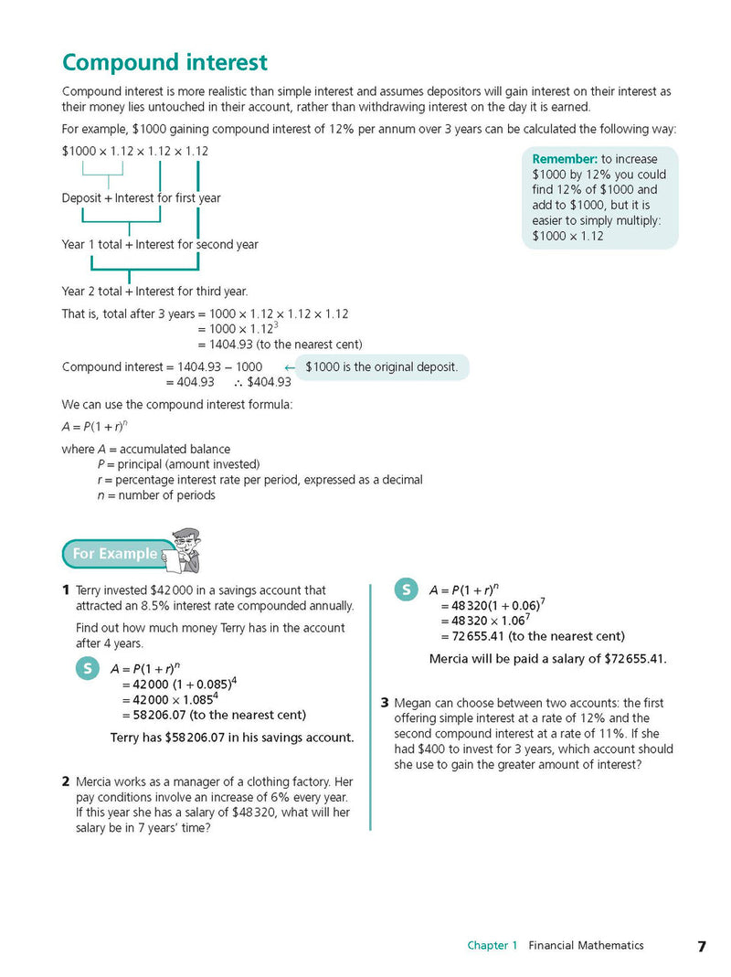 Sample interior page from Excel Study Guide Mathematics Years 9-10 as shown in the Pascal Press product gallery, giving a preview of the layout and content