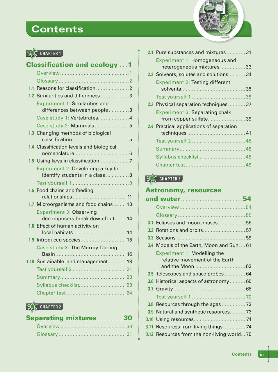 Sample interior page from Excel Study Guide Science Year 7 as shown in the Pascal Press product gallery, giving a preview of the layout and content