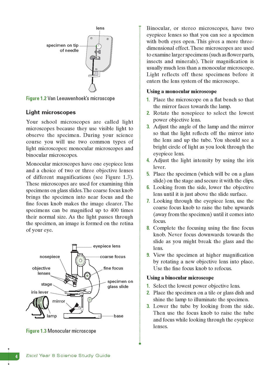 Sample interior page from Excel Study Guide Science Year 8 as shown in the Pascal Press product gallery, giving a preview of the layout and content