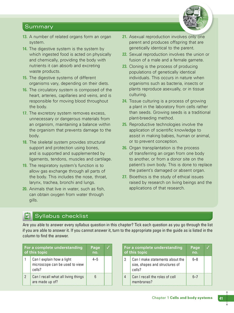 Sample interior page from Excel Study Guide Science Year 8 as shown in the Pascal Press product gallery, giving a preview of the layout and content