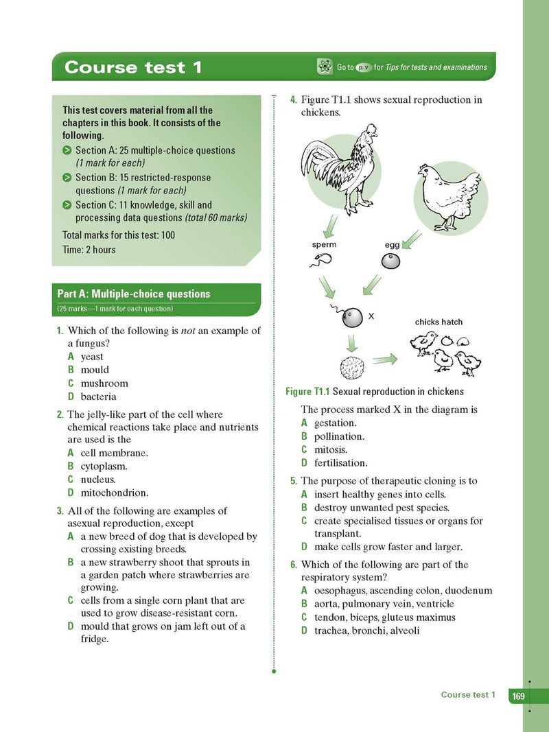 Sample interior page from Excel Study Guide Science Year 8 as shown in the Pascal Press product gallery, giving a preview of the layout and content