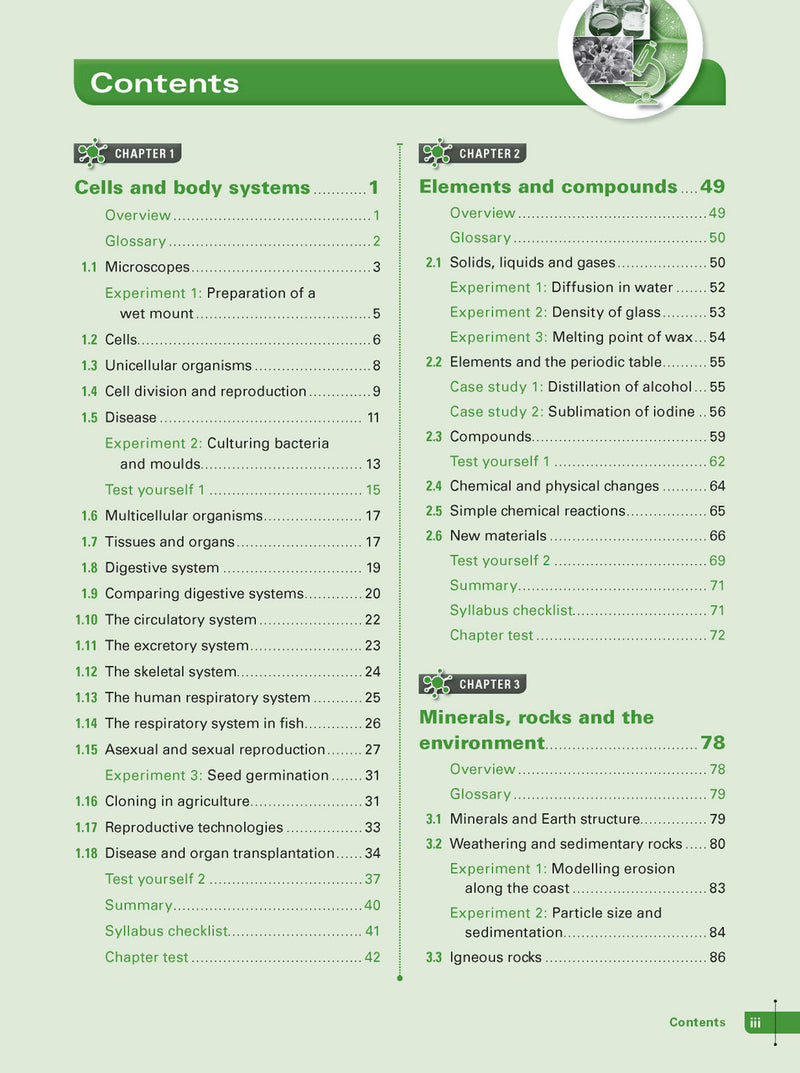 Sample interior page from Excel Study Guide Science Year 8 as shown in the Pascal Press product gallery, giving a preview of the layout and content