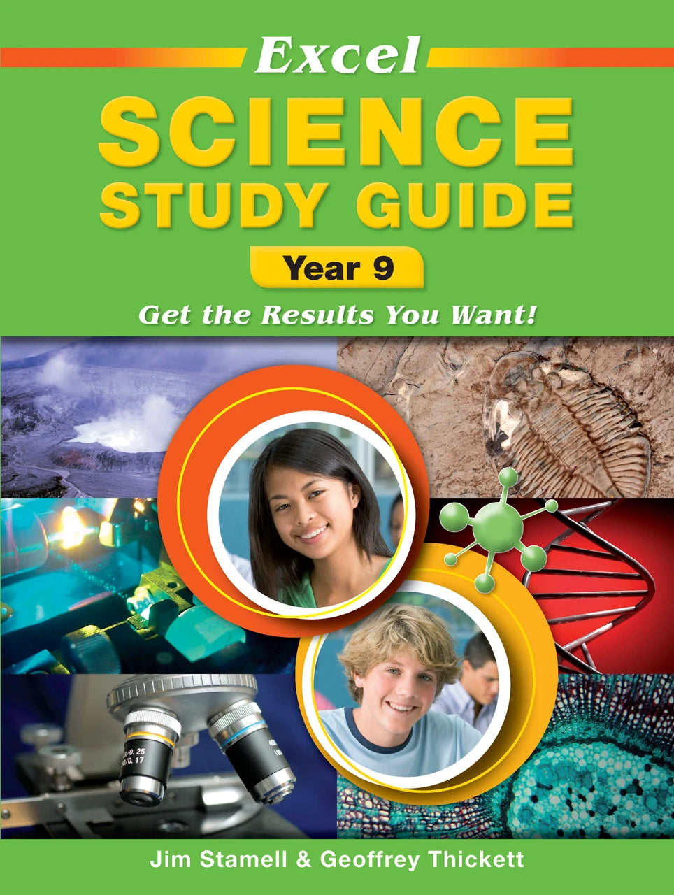 Front cover of Excel Study Guide Science Year 9 from Pascal Press, shown as the main product image for this secondary school science study guide