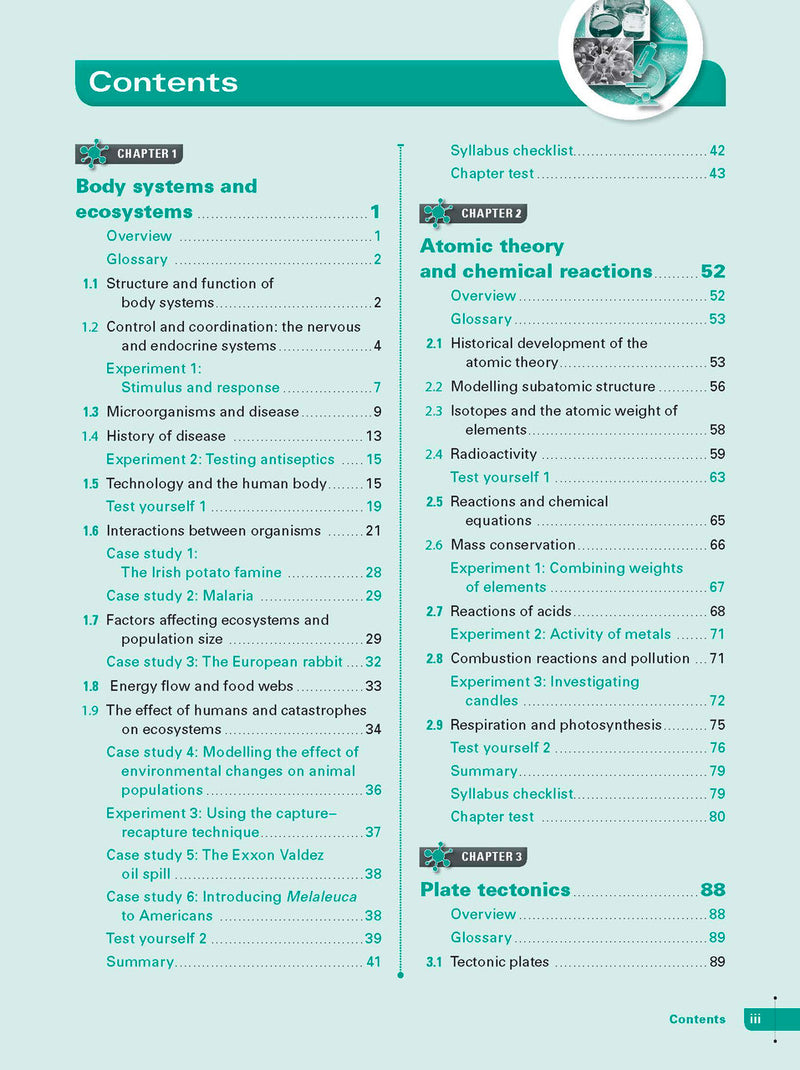 Sample interior page from Excel Study Guide Science Year 9 as shown in the Pascal Press product gallery, giving a preview of the layout and content