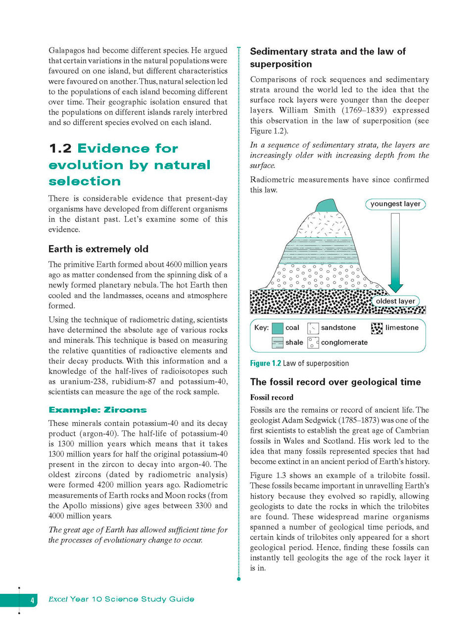 Sample interior page from Excel Study Guide Science Year 10 as shown in the Pascal Press product gallery, giving a preview of the layout and content