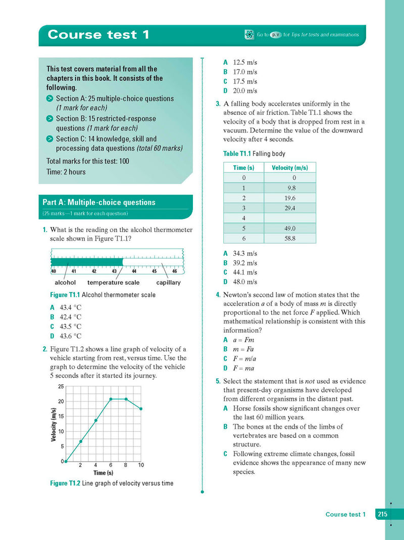 Sample interior page from Excel Study Guide Science Year 10 as shown in the Pascal Press product gallery, giving a preview of the layout and content