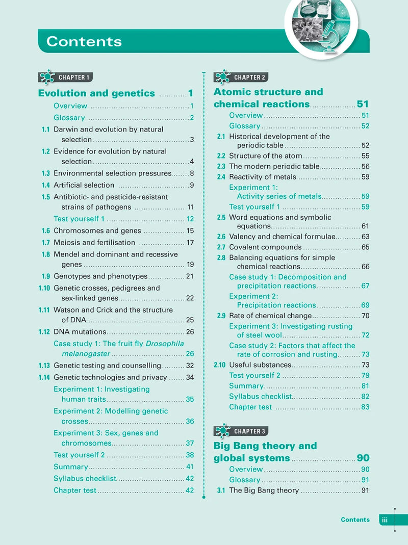 Sample interior page from Excel Study Guide Science Year 10 as shown in the Pascal Press product gallery, giving a preview of the layout and content