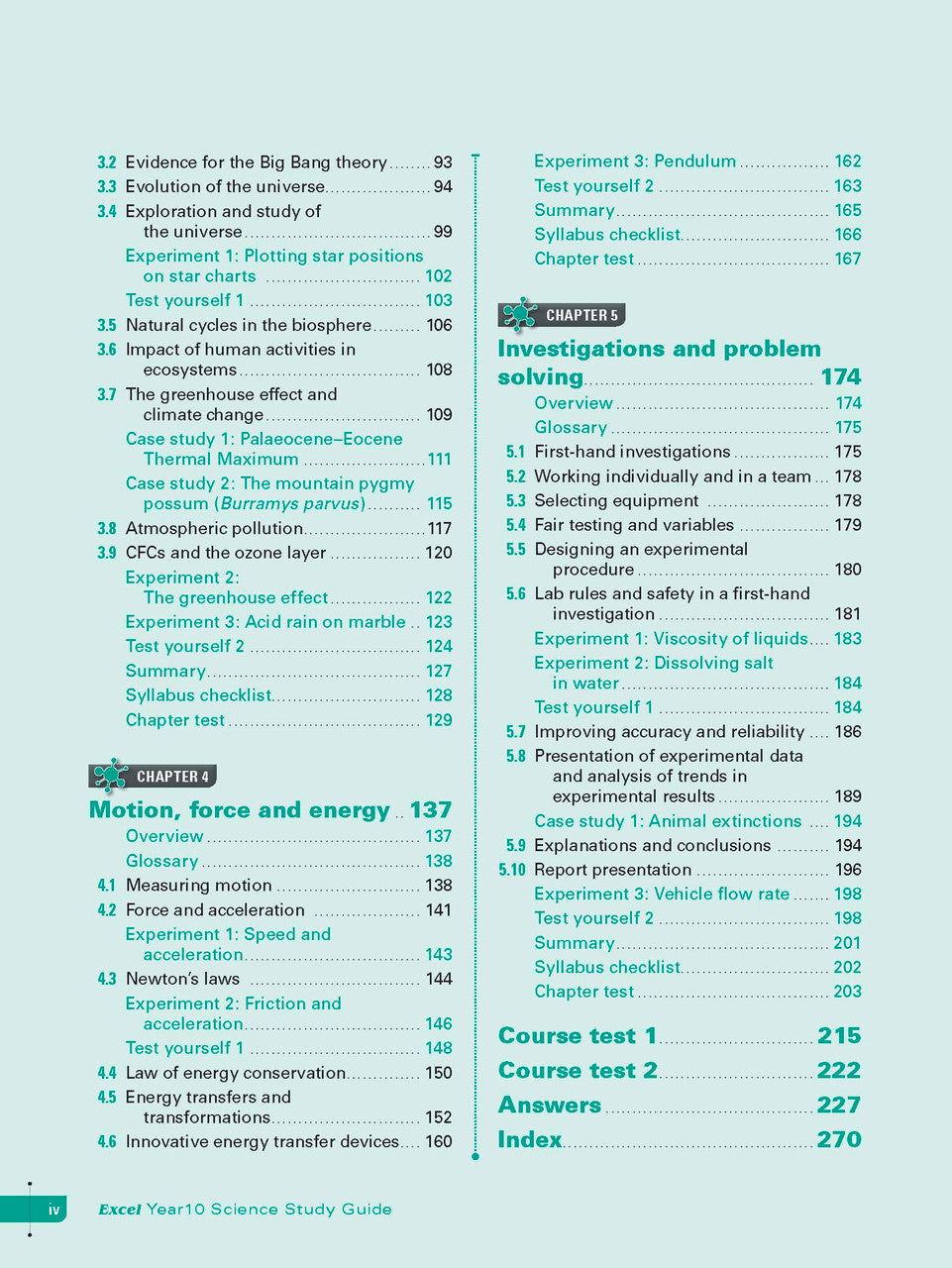 Sample interior page from Excel Study Guide Science Year 10 as shown in the Pascal Press product gallery, giving a preview of the layout and content