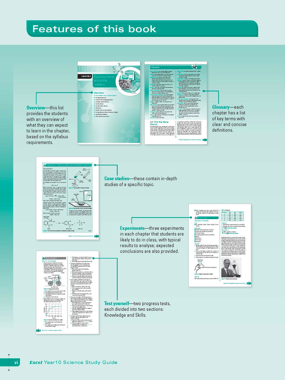 Sample interior page from Excel Study Guide Science Year 10 as shown in the Pascal Press product gallery, giving a preview of the layout and content