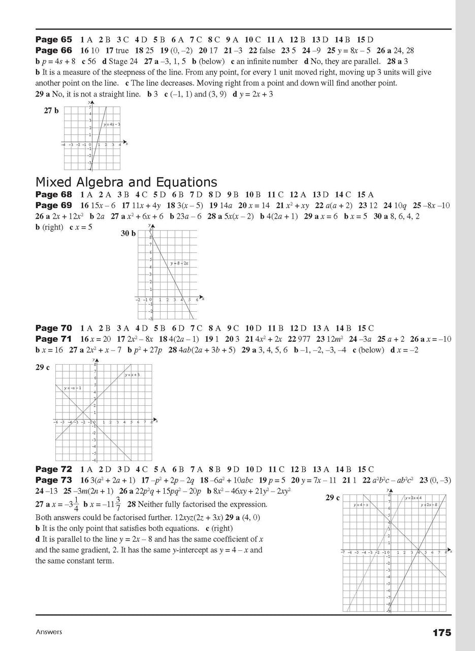 Sample interior page from Excel Year 8 Mathematics Practice Tests as shown in the Pascal Press product gallery, giving a preview of the layout and content